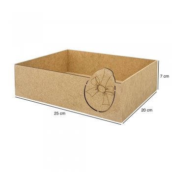 CESTA VAZADA 25X20X7 OVO DE PASCOA