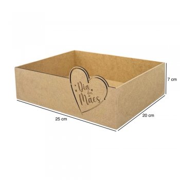 CESTA VAZADA 25X20X7 DIA DAS MAES